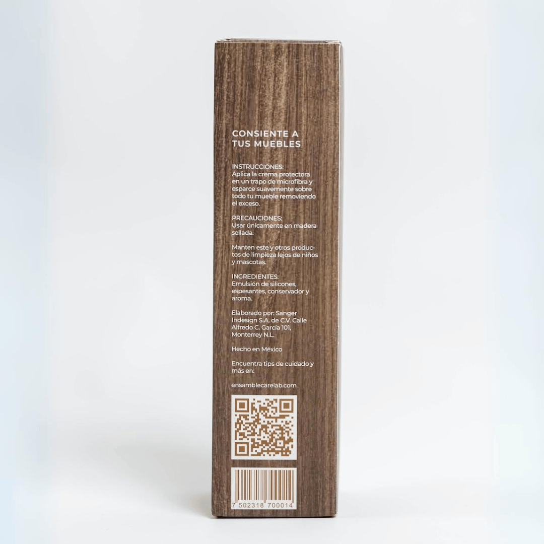 Instrucciones Crema protectora para Madera 250ml